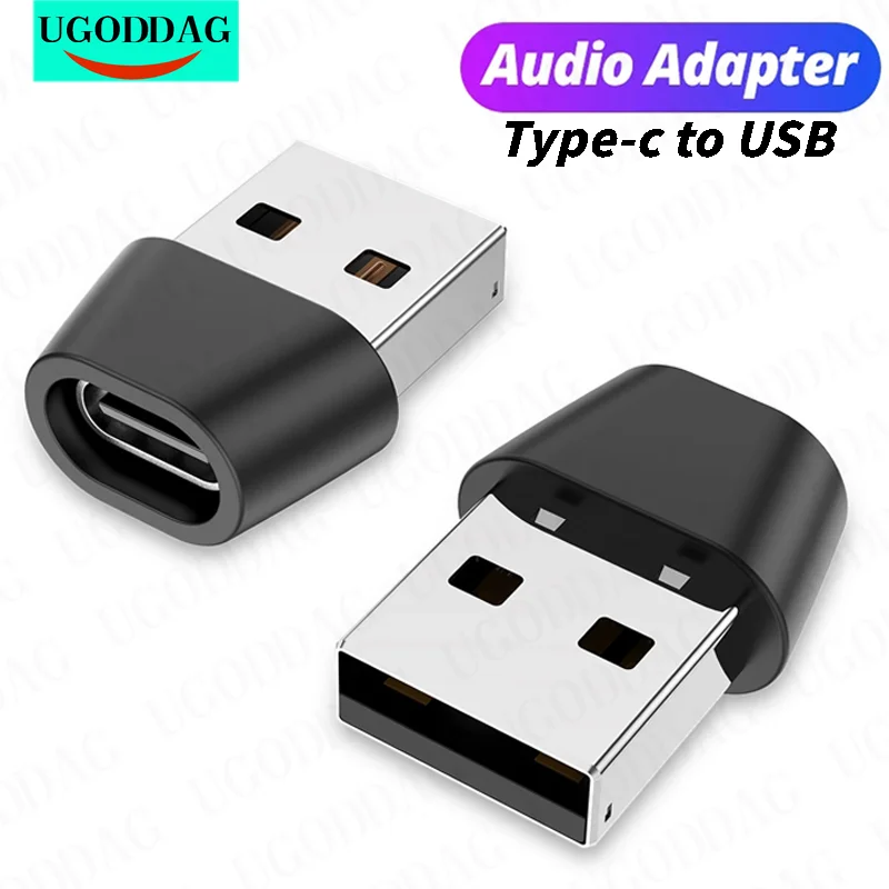 USB OTG Male To Type C Female Adapter Converter USB Type C Cable Adapter Connector for Macbook Samsung S21 Xiaomi Data Charger