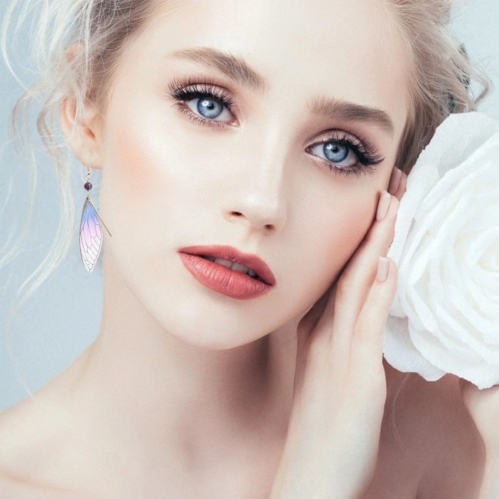 زوج واحد من الأقراط الفاخرة خفيفة الوزن ومريحة متدلية للتجمع اليومي، أقراط متدلية على الموضة