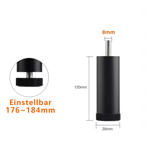 M8~M10 1PCS Adjustable Furniture Leg Aluminum Alloy Table Legs For TV Cabinet,Wardrobe,Raised Refrigerator Washing Machine Feet - Image 16