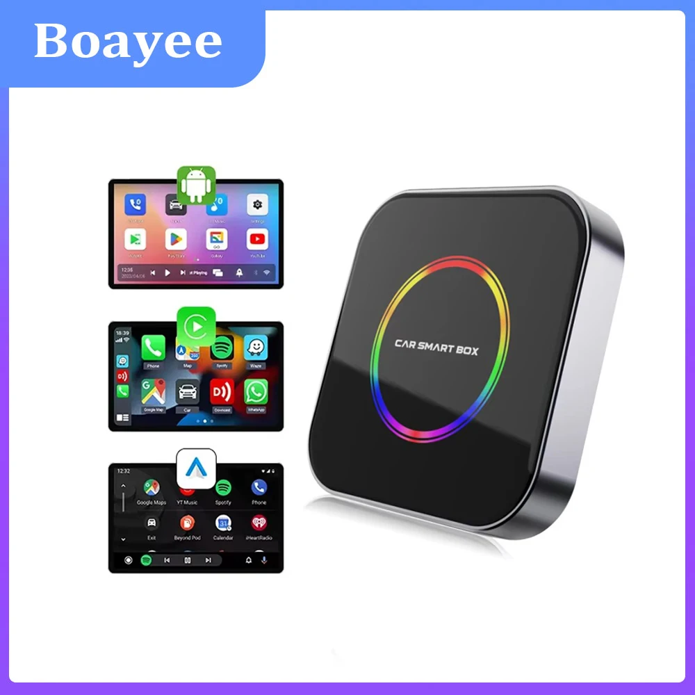 

Ai Box 4G 64GB Youtube Car Play Adaptor netflix android Multimedia 4k adapter wireless ai box carplay for car wired apple iphone