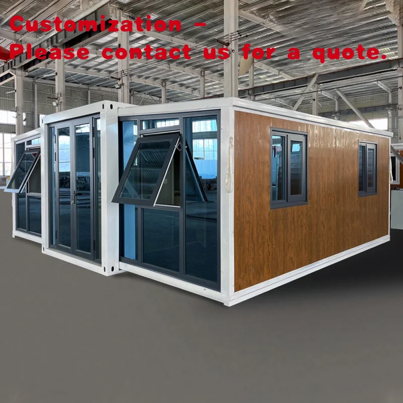 

custom.Portable Expandable Container House Prefab Cabin 20/40ft Container House With Bedroom