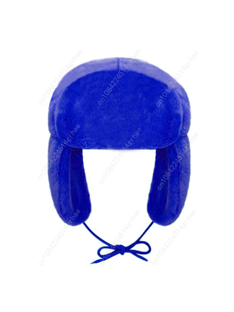 Blau Braun Grün Winter Warm Einfarbig Lei Feng Hut Ushanka Hut Niedliche Wintermütze für Jungen Mädchen Kinder Cartoon Anime Cap Gorras