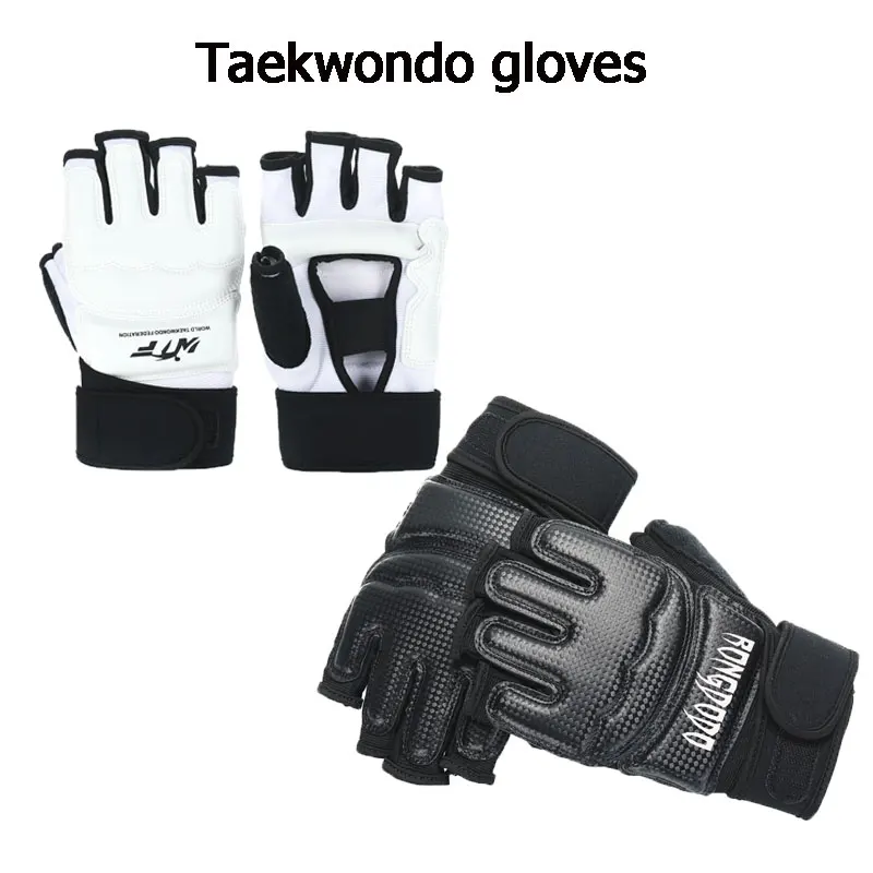 

Taekwondo Gloves for Sparring Punch Bag Martial Arts Boxing Training Fingerless Karate Men Women Kids Dropshipping