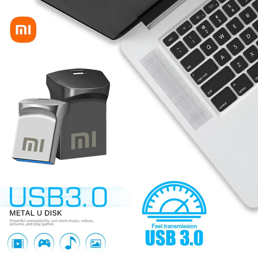 Xiaomi Original USB3.1 U Disk Mini Metal Pen Drive 512GB 1TB 2TB High Speed USB Flash Drive JumpDrive Memoria USB Free Shipping