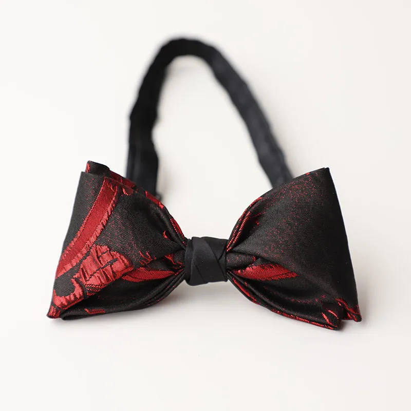 

Ретро галстук-бабочка для коктейльной вечеринки, черный, красный цвет, рубашка, костюм, банкетное платье, мужские джентльмены, бесплатная элитная роскошная одежда, подарки