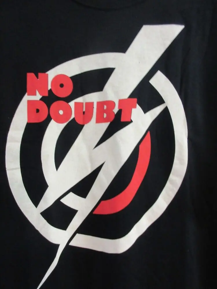 NO DOUBT OFFICIAL MERCH LIGHTNING LOGO BAND CONCERT MUSIC T-SHIRT EXTRA LARGE