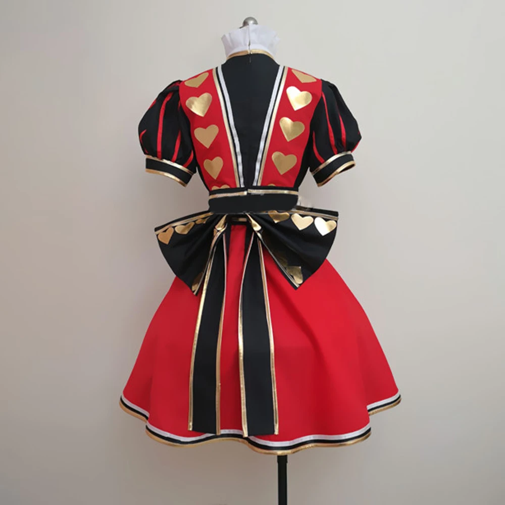 Anime Alice: Madness Returns Cosplay Costume Updated Version Royal/Playing Cards Uniform Dress Outfit Party Role Play Clothing