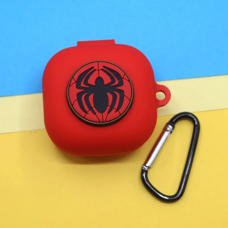 Funda de silicona con gancho para auriculares Anker Soundcore R50i/P20i, funda protectora con dibujos animados de Marvel