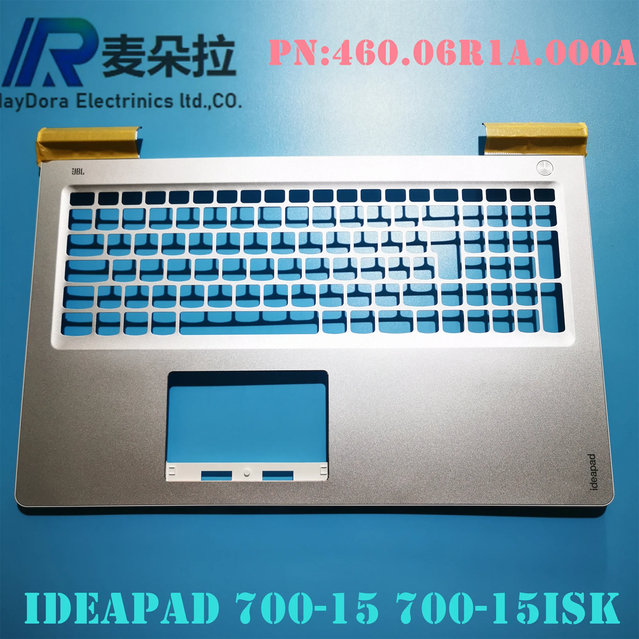 NEW ORG Laptop case for Lenovo IdeaPad 700-15ISK 700-15 Palmrest Cover EU/UK/GB Keyboard Bezel Upper Cover SLIVER 46006R1A000A