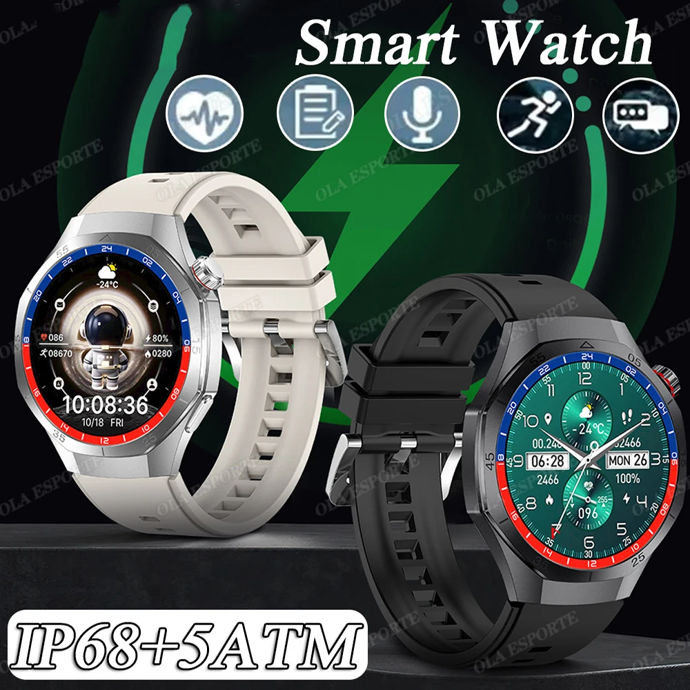 

2025 New Watch 5 Upgrade Smart Watch 5 PRO Men HD AMOLED Screen GPS Motion trajectory Heart Rate Bluetooth Call 1.52" SmartWatch
