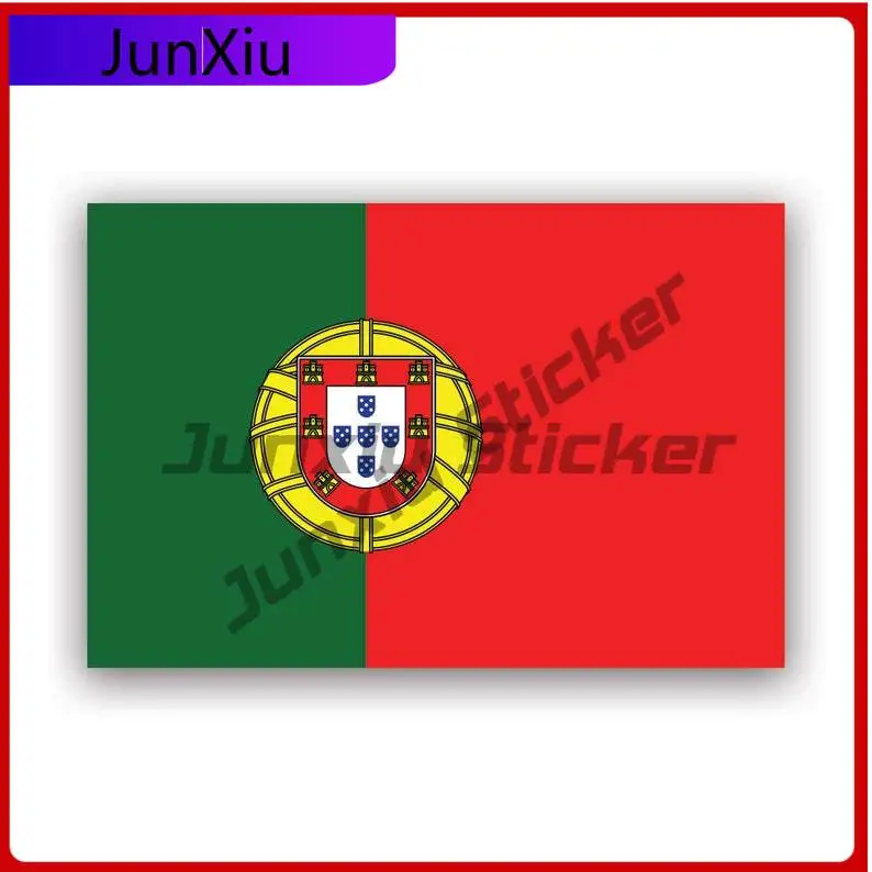 

Portuguese Flag Sticker Uv Protected Decalsportugal Prt Pt Car Sticker Vinyl Decal Waterproof Durable For Car Window Laptop