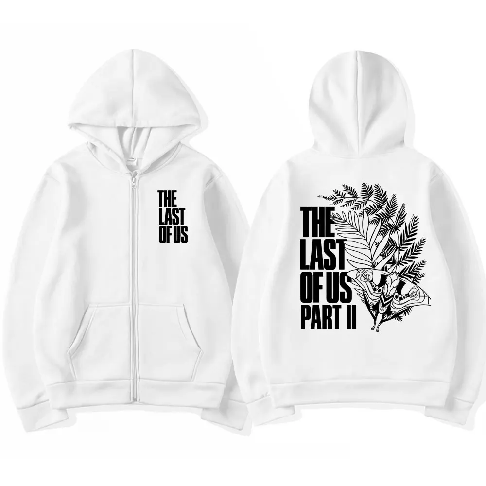 The Last of Us Ellie Zipper Hoodie Men Women Harajuku Hip Hop Cardigan Sweatshirt Loose Casual Fleece Tracksuit Streetwear Coats