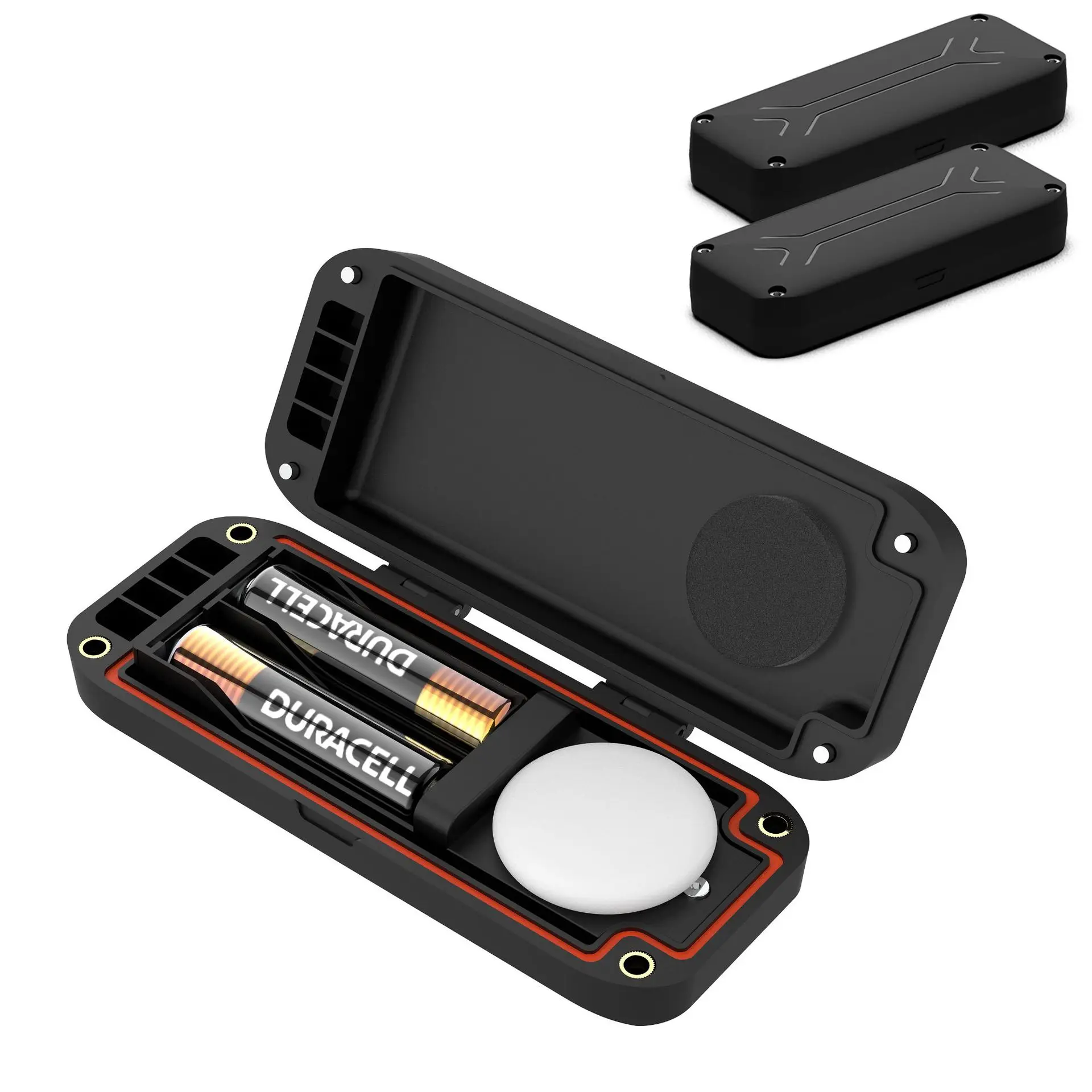 Compatible with AirTag/2 Protective Case & Charging Case, Waterproof Charging Compartment for Apple Anti-Lost Tracker Battery