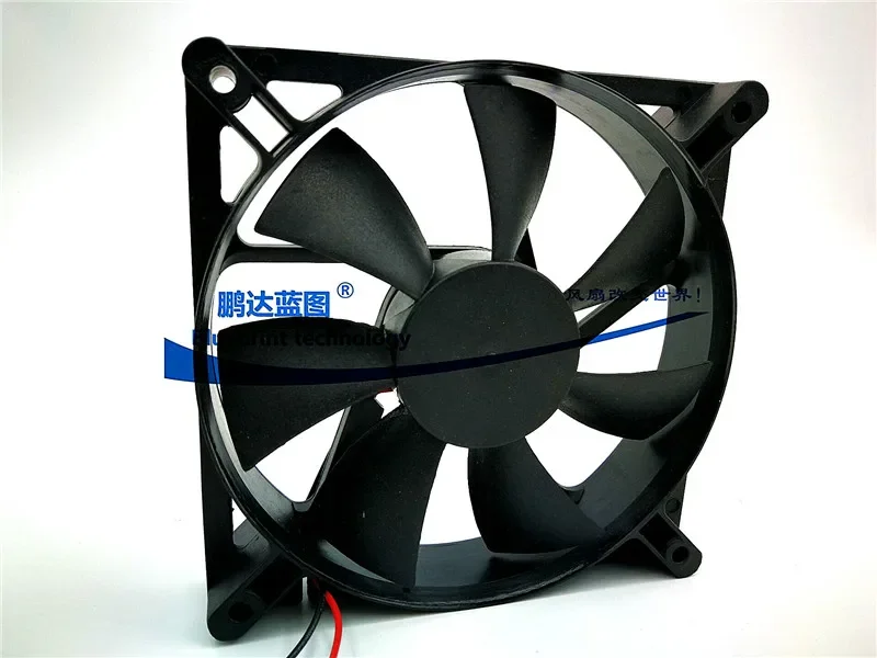 با AV-1225H12S 12 سم 12025 12v0. مروحة تبريد هيكل بمعدل تدفق الهواء بحد أقصى 120*120*25 ملم #4