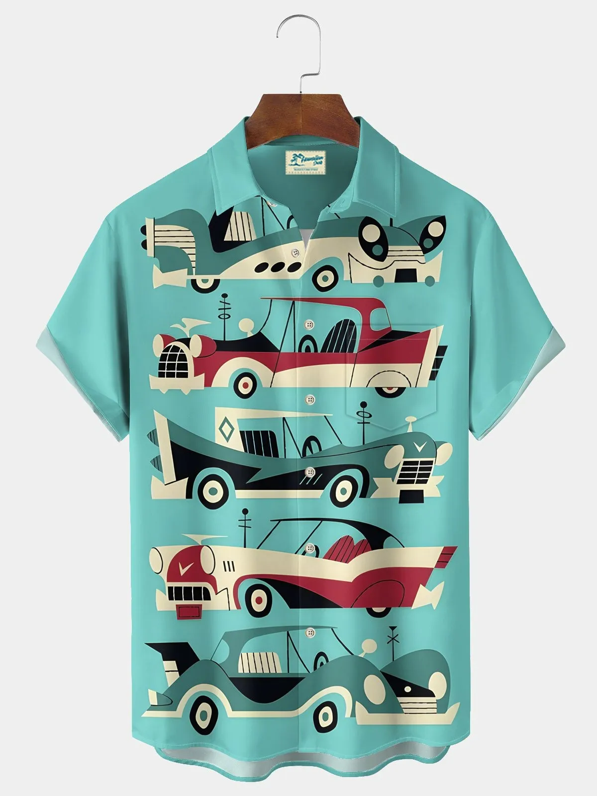 2025 الصيف الرجال ثلاثية الأبعاد مطبوعة هندسية الفن الجرافيك قمصان هاواي قمصان غير رسمية زر حتى قمصان قصيرة الأكمام لا جيوب