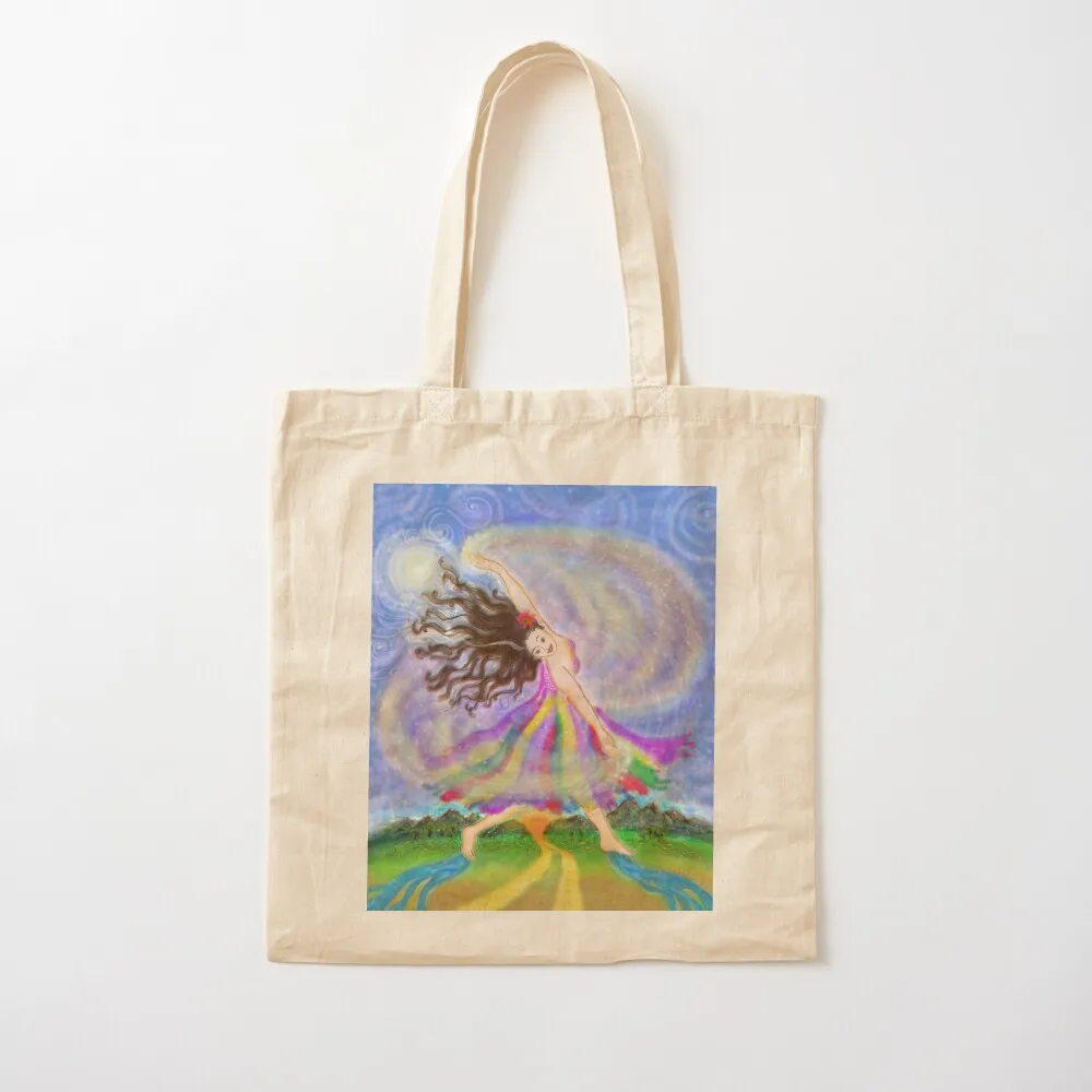 Spiral Dance Tote Bag canvas tote hand bag Portable shopping bag great