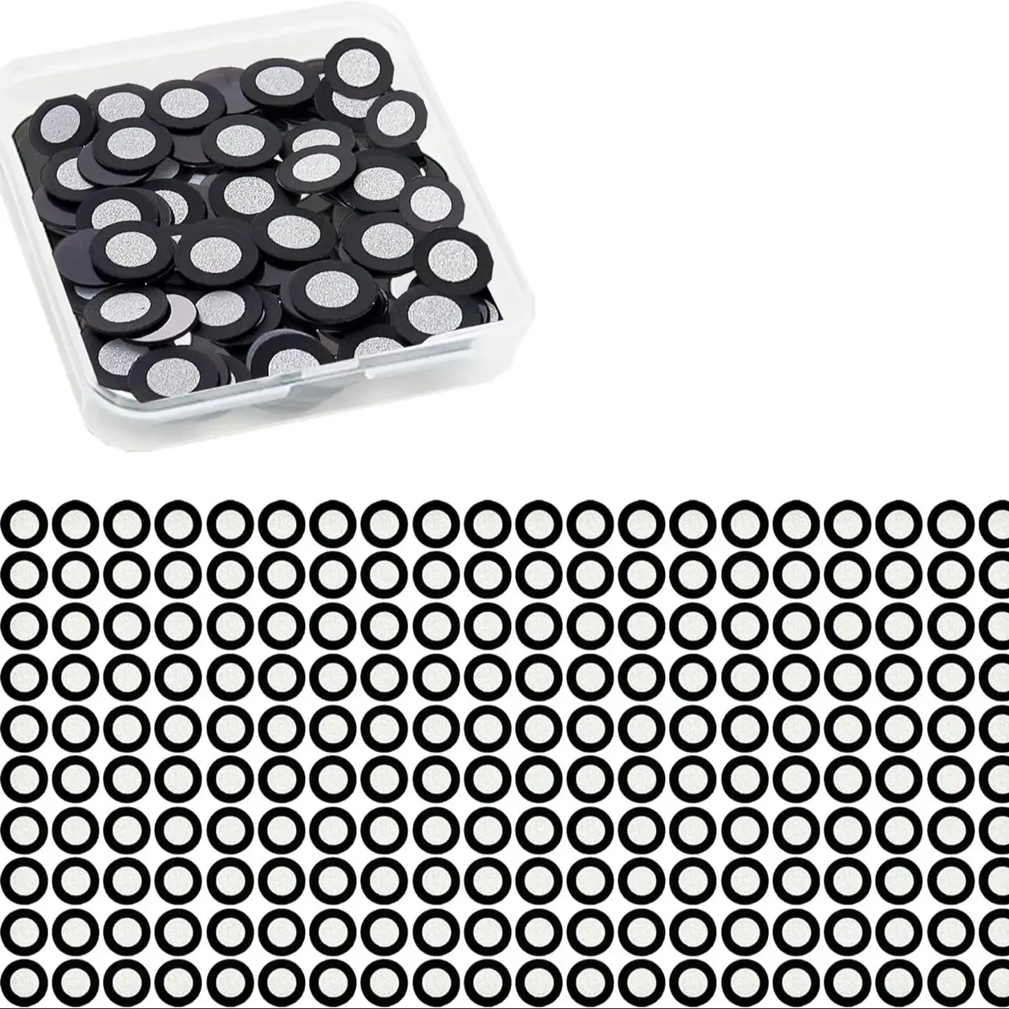 3D Magnetischer Tracking-Punkt, Diffus-Reflexions-Referenzmarkierung für 3D-Scanner, 6,0mm Innen 10mm Außen Positionierungsziel – Detail 1