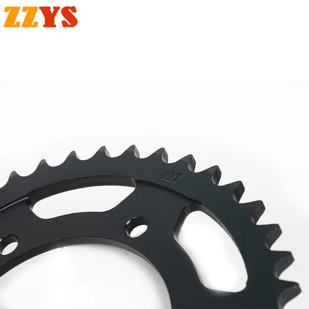 530-42T 530 42T 42 Tooth Rear Sprocket Gear Wheels Cam For Kawasaki Road GPX600R ZX600C GPX600 ZX GPX 600 GPZ500 GPZ500R GPZ 500