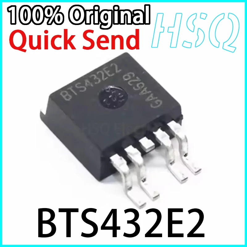 1PCS BTS432E2 BTS432 SMT TO263 TO220 Automotive Computer Board Power Switch Chip Driver Original