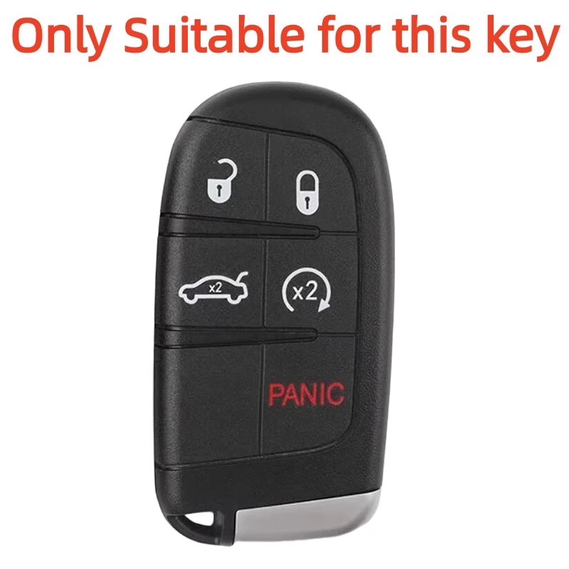 Silicone Car Key Cover Case For Jeep Renegade Compass Grand Cherokee for Chrysler 300C Wrangler Dodge Car Accessaries