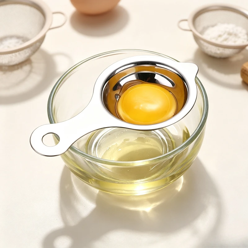 Baby Food Filter - 스테인리스 스틸 계란 노른자 분리기 실용적인