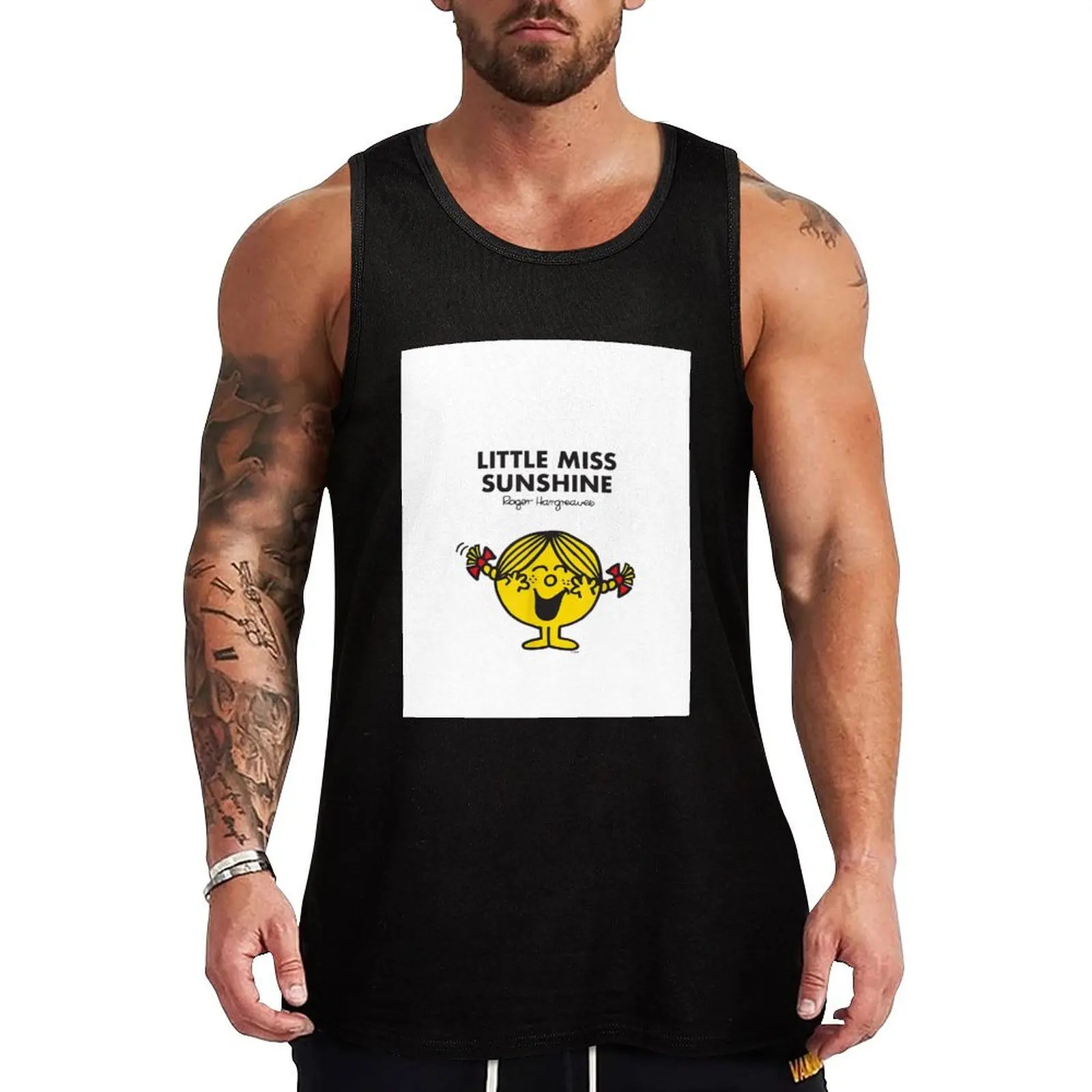 Mr Men Little Miss Sunshine Tank Top Casual Summer Tank Top Relaxed Fit Sleeveless Wear