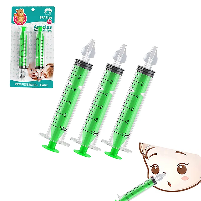 Professional Syringe Nasal Irrigator Baby Nasal Aspirator Baby Nose Cleaner Rinsing Device Reusable Nose Washing For Children