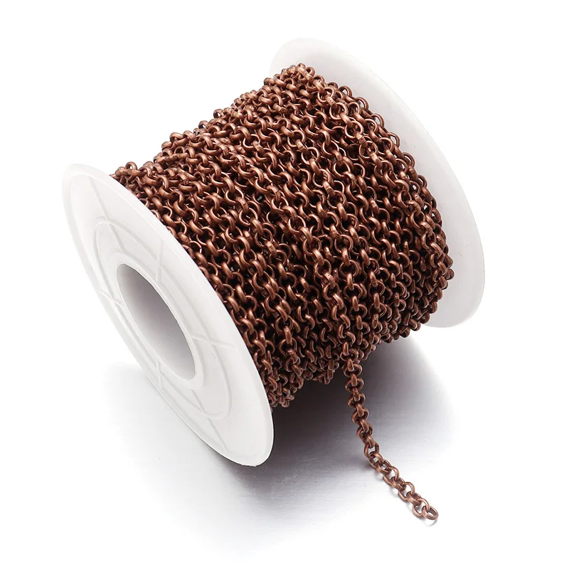 

10Yards Stainless Steel Chains Gold Color Round O Shape Necklace Bracelet Accessories For DIY Jewelry Making Components ﻿