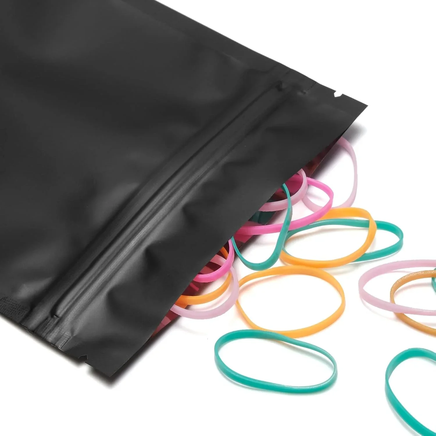 Solid Color Frosted Self Sealing Bag, U-shaped Easy To Tear Opening, with Widened Sealing Seal for Convenient Sealing Opening