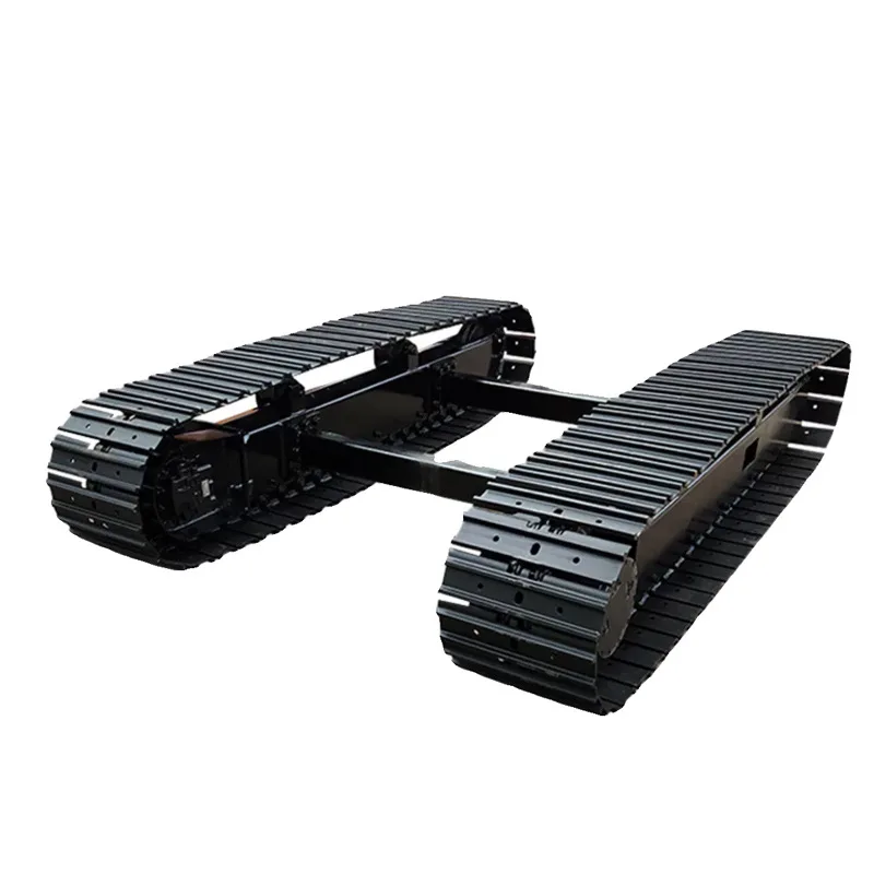 Track Chassis Electric Remote Control Hydraulic Hill Climbing Large Steel Rubber Track Chassis