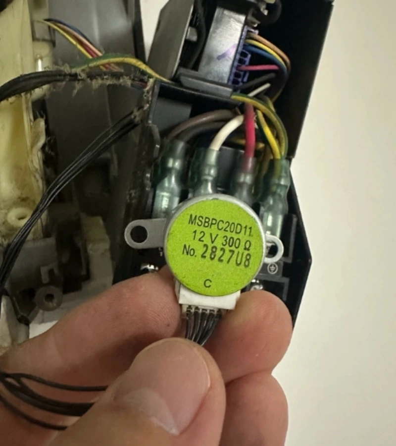 12V Air‑Swing Stepper Motor MSBPC20D11, Air Deflector Oscillating Motor Replacement Part Fit FTXP25HV2C Air Conditioner