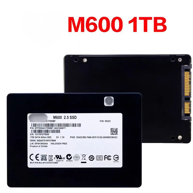 M600 1TB SATA3.0 interface SSD notebook desktop universal SSD partículas MLC