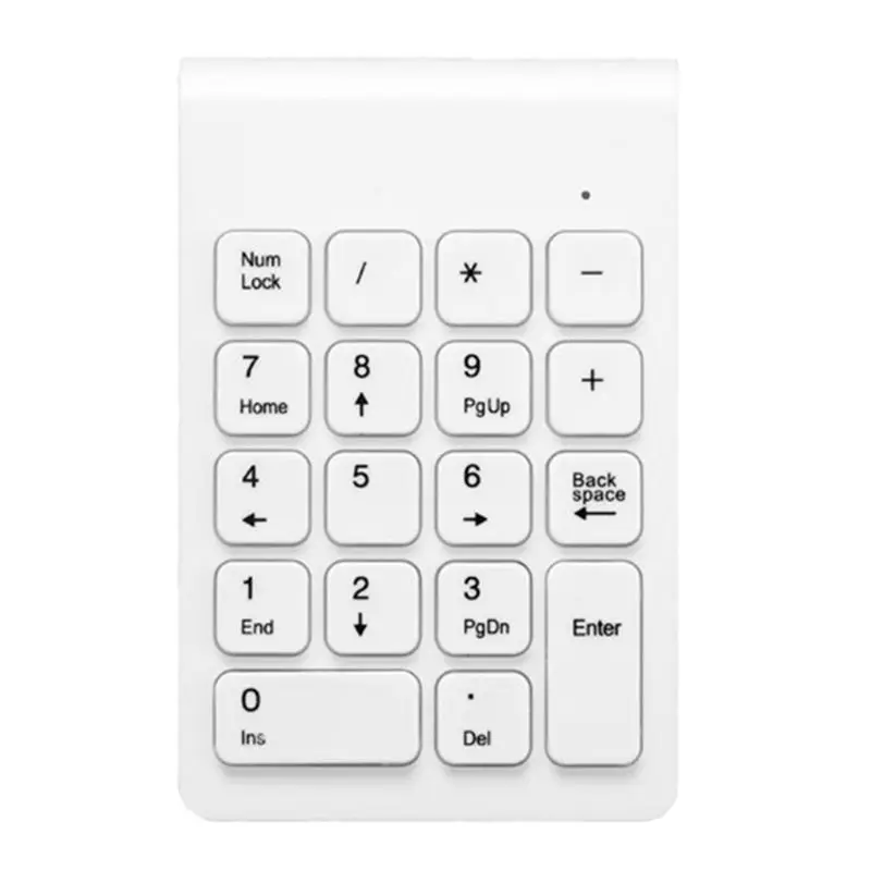 2.4GHz Portable Mini Keyboard 18 Keys Wireless Digital Keypad Durable Numpad