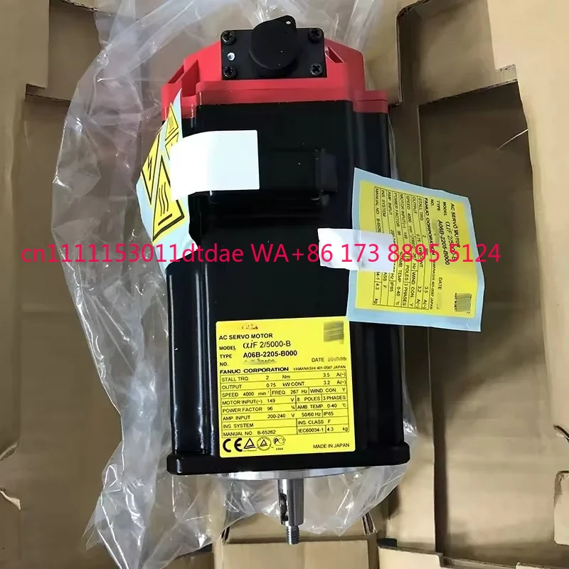 A06B-2205-B000  Servo Motor Tested OK A06B 2205 B000
