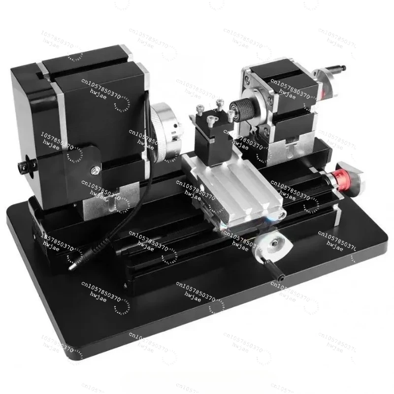 TZ20002MR Mini Metal Rotating Lathe Machine 12000RPM 60W High Power Motor for Precision Processing