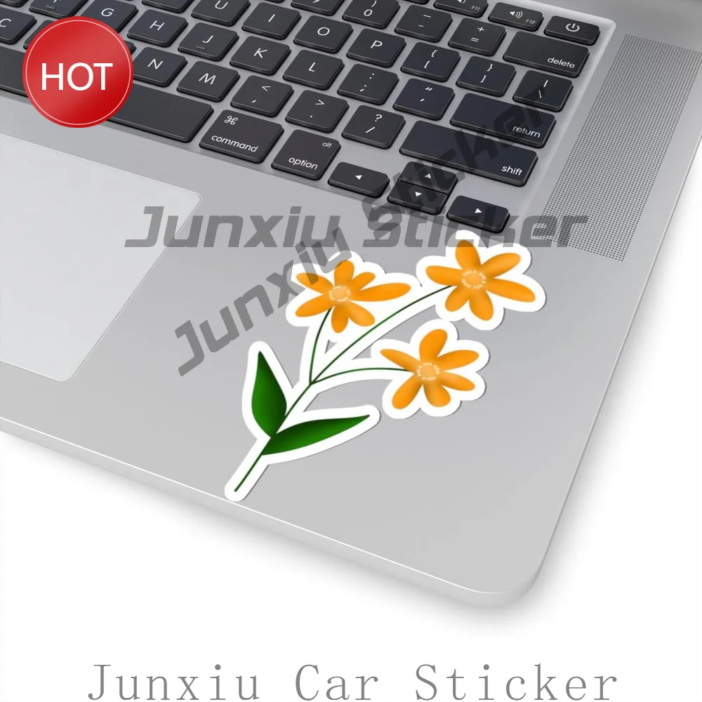 Bibas Family Memorial Flower PVC Sticker For Vehicle Window And Travel Case Personal Accessories Decoration Decal
