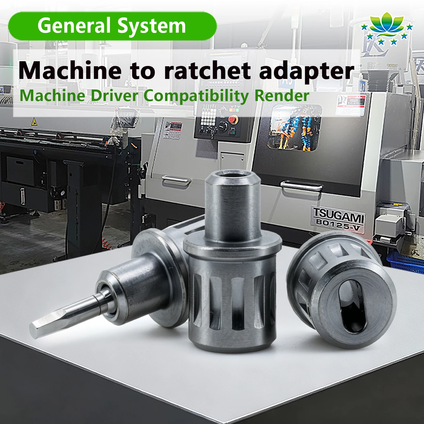 Precision Stainless Steel Ratchet Torque Wrench Locator Adapter Machine Tool Accessory OEM ODM Custom Surgical Instrument Parts