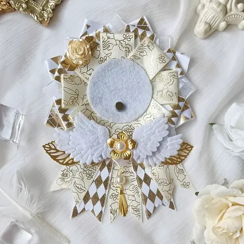 Imagen 2 del producto Accesorios para alfileres de exhibición, decoraciones de bolsas Ita, bandeja Base de soporte de roseta de insignia, manualidades de cosplay de anime