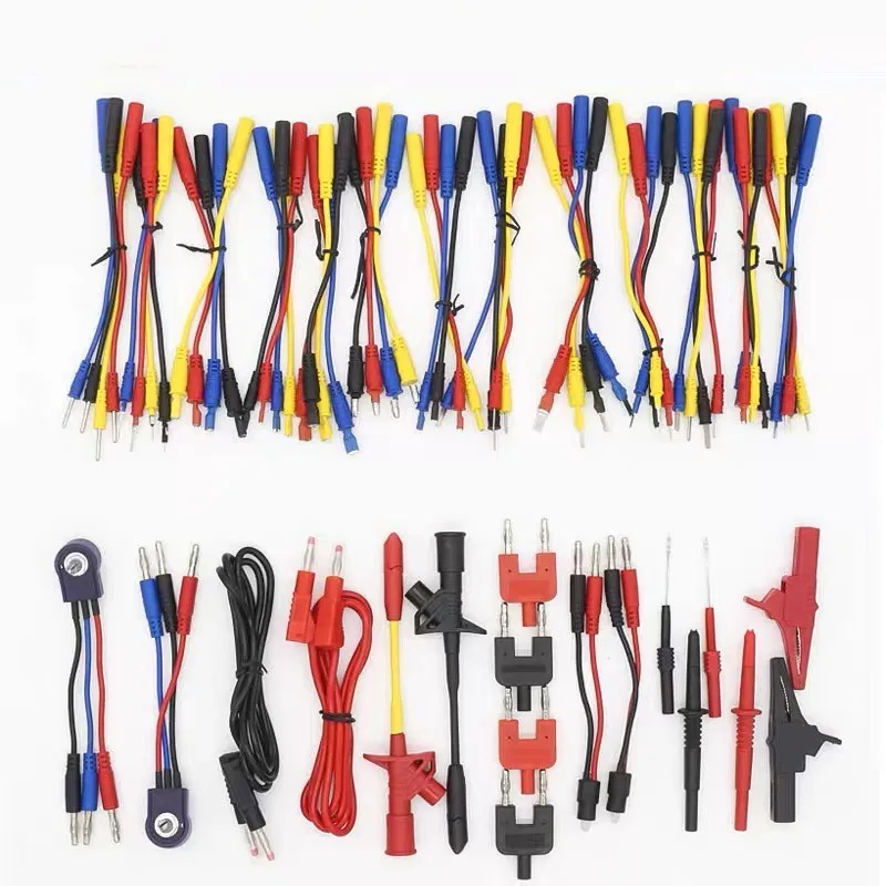 70pcs Whole Set Multimeter Test Lead Kits Set Essential Automotive Electronic Connectors Cables Hand Tool Tester