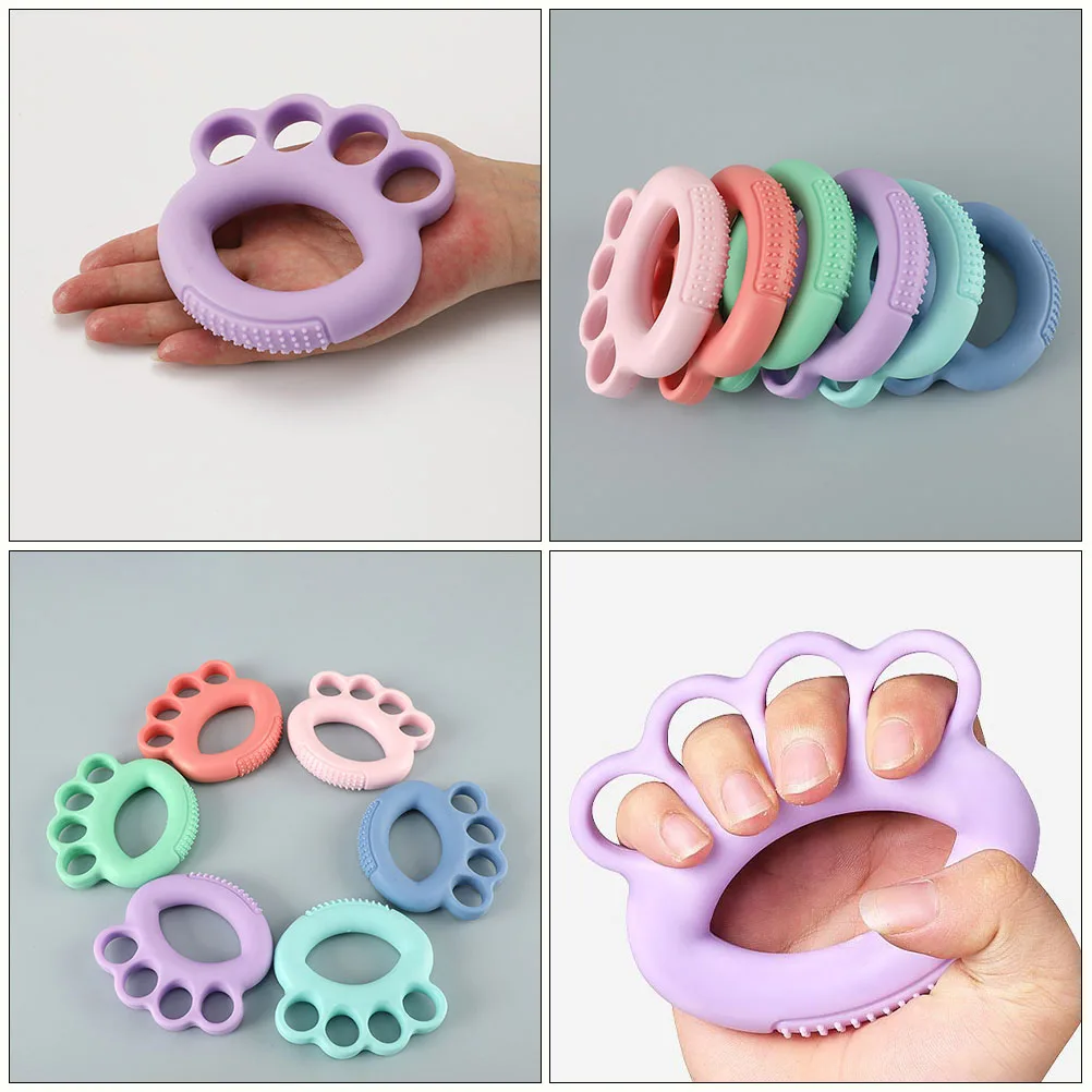 

3pcs Grip Ring Ring Exercise Strength Rehabilitation Device Tpr Durable Multi-Functional Finger Exerciser Non-Slip
