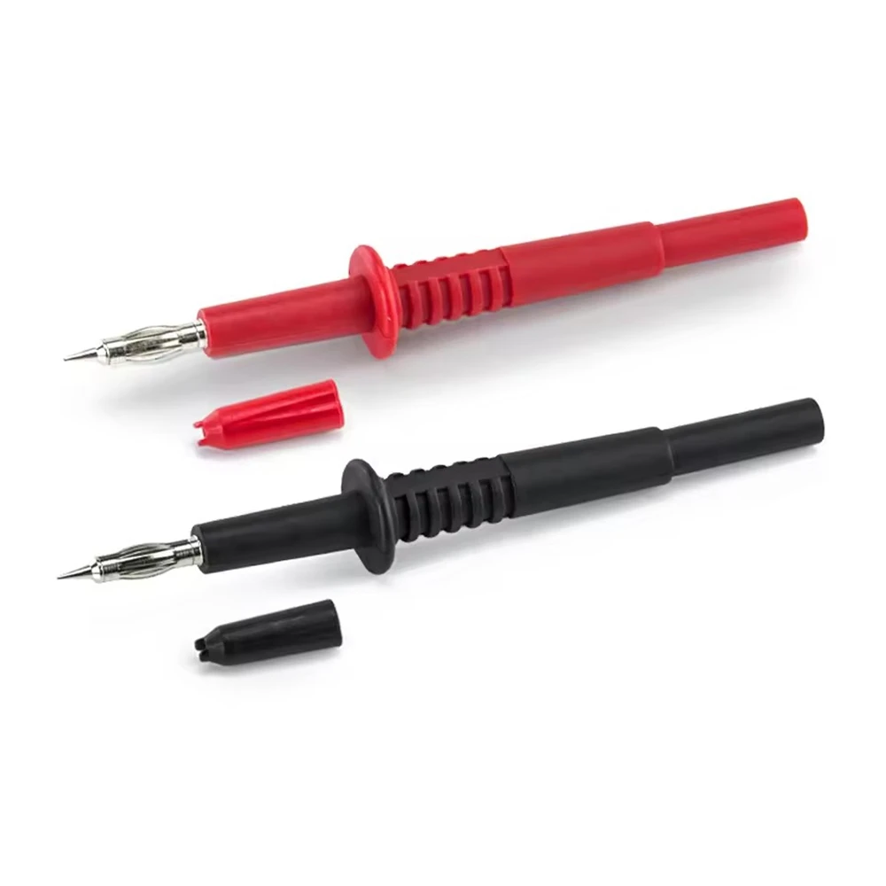 P5011 2mm 4mm Lanterns Head Test Probes with Long Service Sharps Needle Multimeter Probes set for Various Electrical Device