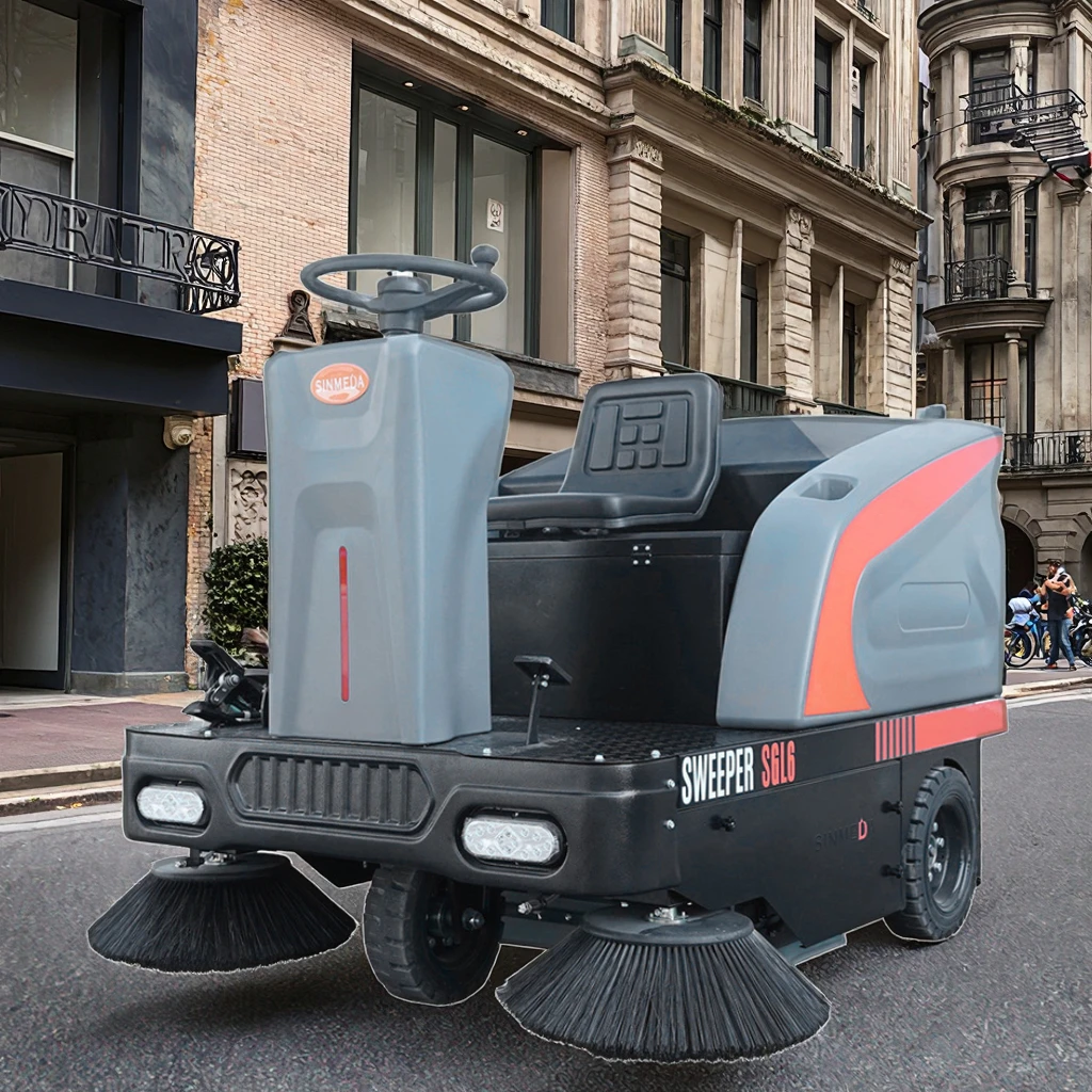 Профессиональная электрическая уличная вакуумная дорожная подметальная