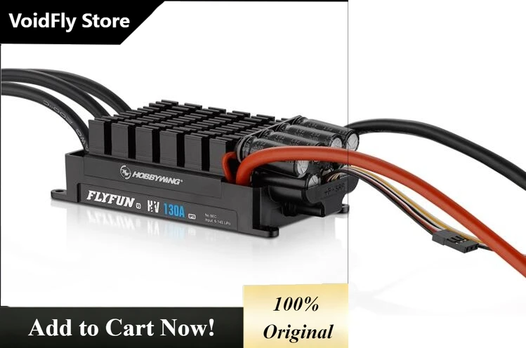 VoidFly Hobbywing FlyFun 130A/160A HV OPTO V5 Speed Controller 6-14S Lipo Brushless ESC No BEC with DEO for RC Aircraft Quadcopt