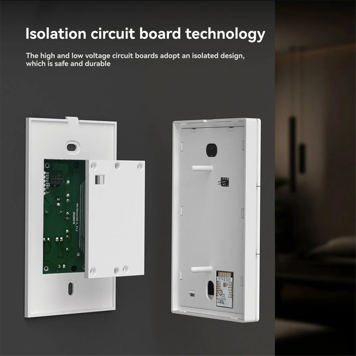 2025+Tuya WiFi US مفتاح الإضاءة الذكي زر التبديل مع التحكم في تطبيق الضوء المحيط يعمل مع المنزل 3 فتح