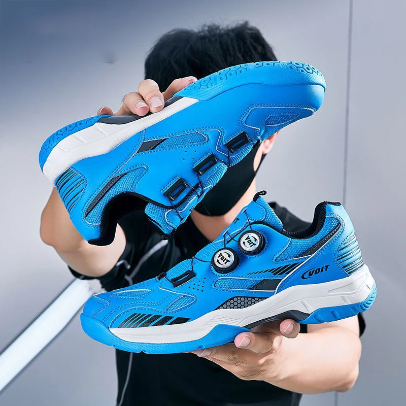 

Double Spin Buckle Sports Shoes Anti-slip Tennis Shoes Race Training Badminton Shoes Men's and Women's Table Tennis Shoes