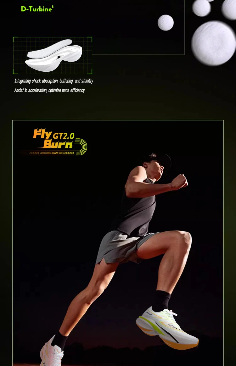 IRUNSVAN Professionelle Marathon-Carbonplatte für Herren, dämpfende Stoßdämpfung, atmungsaktiv, leicht, Laufschuh 106 – Detail 10