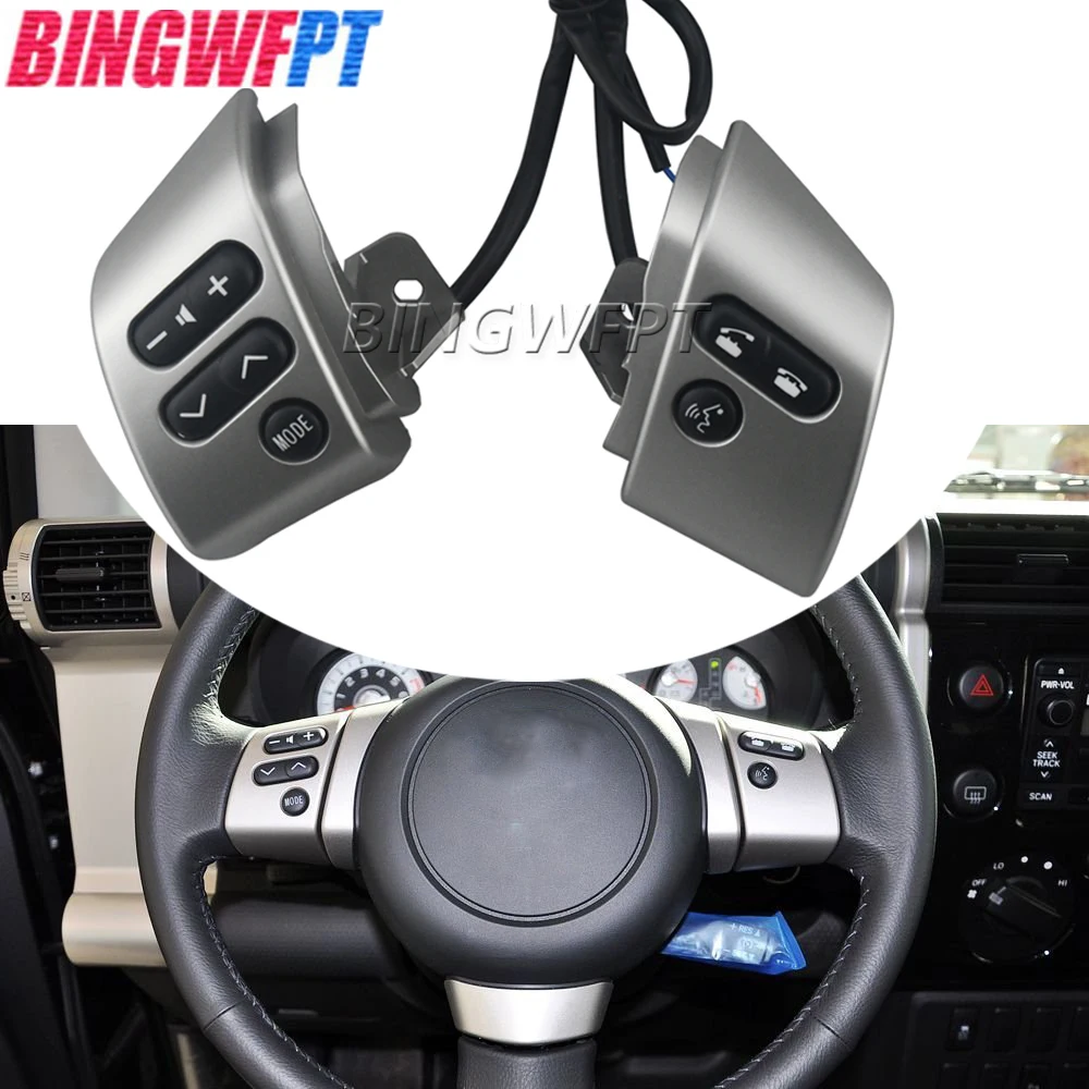 Auto Steering Wheel Audio Control Button Switch For Toyota FJ Cruiser 2006-2020 84250-35070