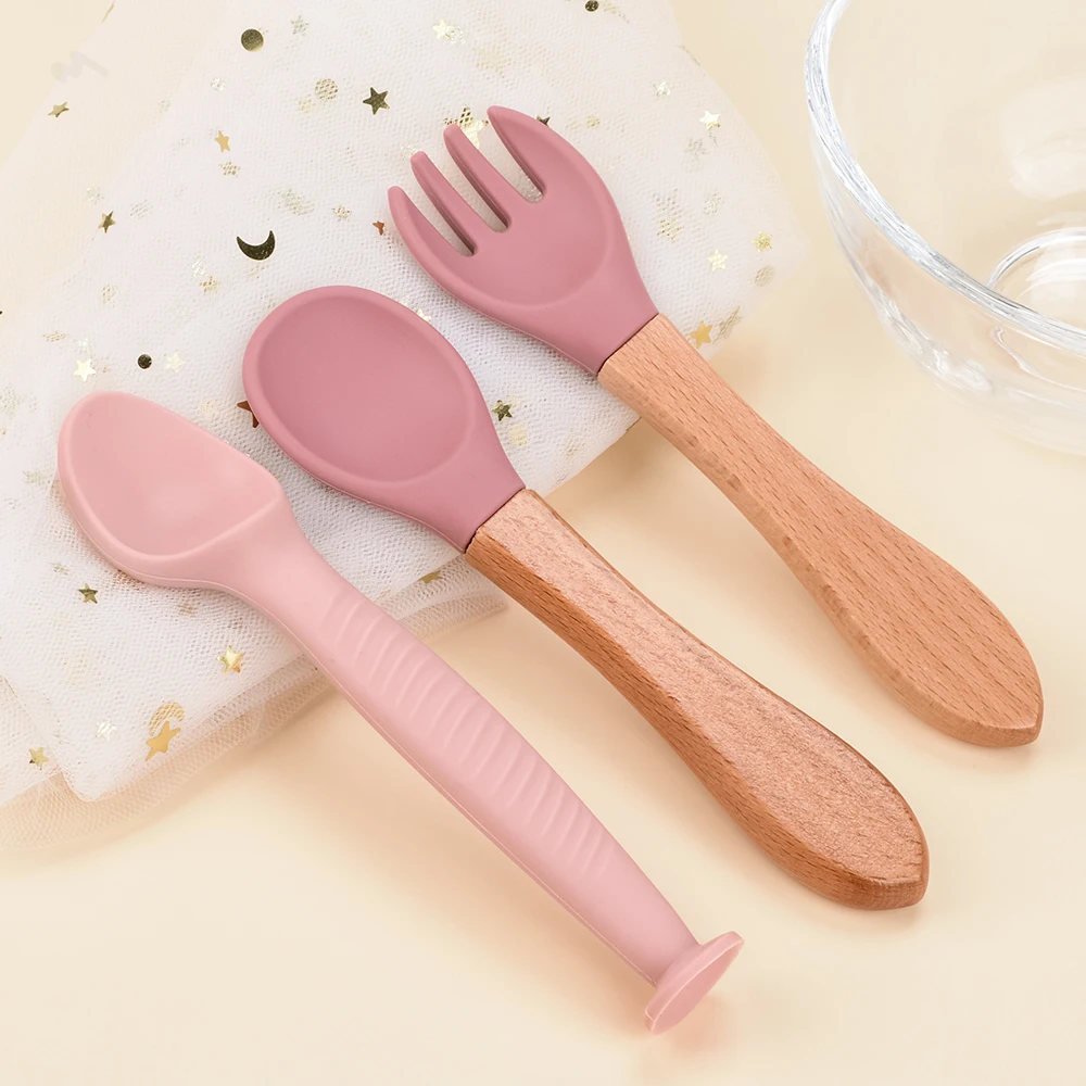 LOFCA – cuillère d'alimentation en Silicone pour bébé, fournitures fourchettes, cuillère d'alimentation pour bébé, produits sans BPA de qualité alimentaire