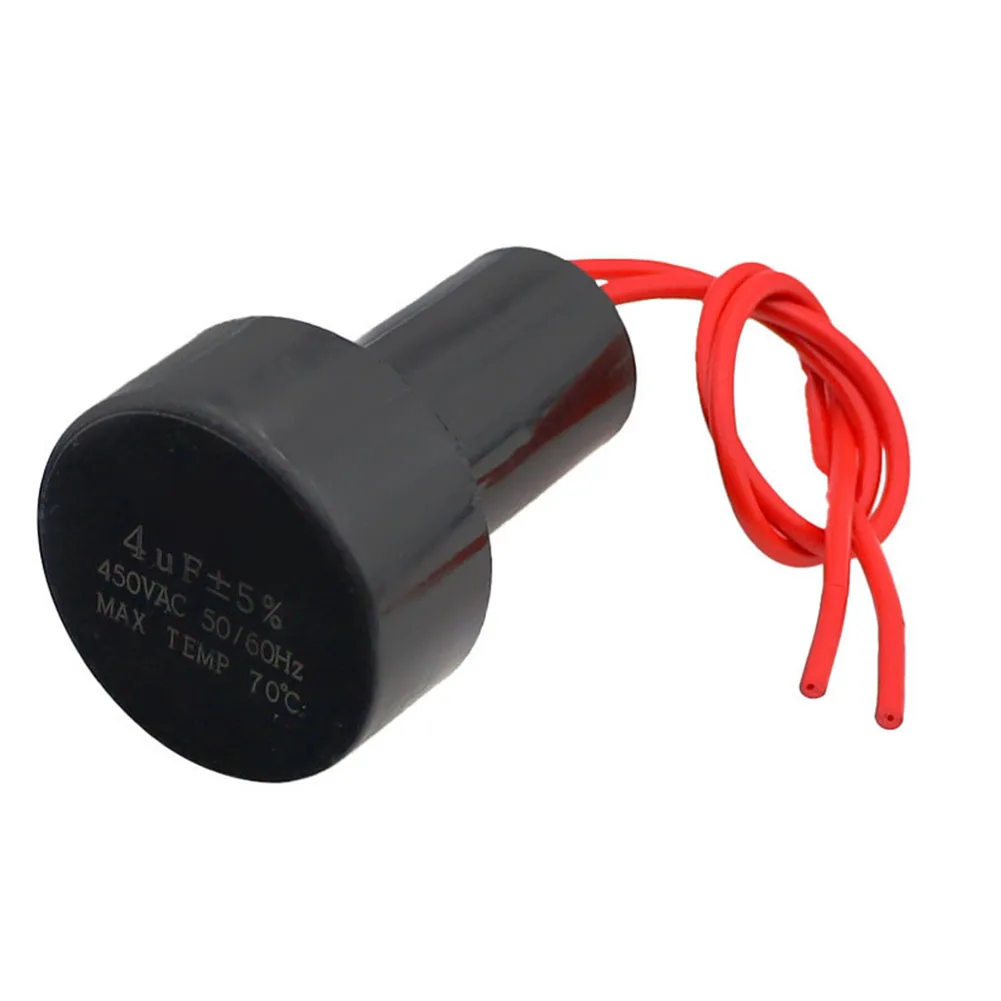 CBB60 Washing Machine Start Capacitor 450V 500V Motor Run Capacitor for Automatic Laundry Machine Applications