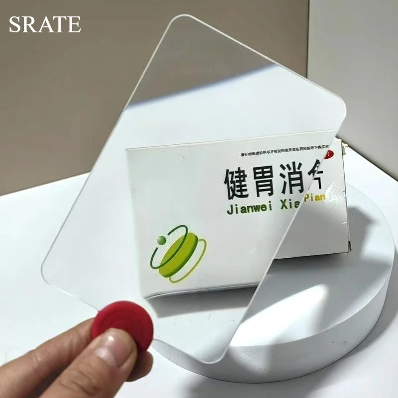 

5x Magnifying Glasses with Leather Case for Reading Loupe Portable Card Style 4-inch Ultra HD Square Phone Screen Magnifier